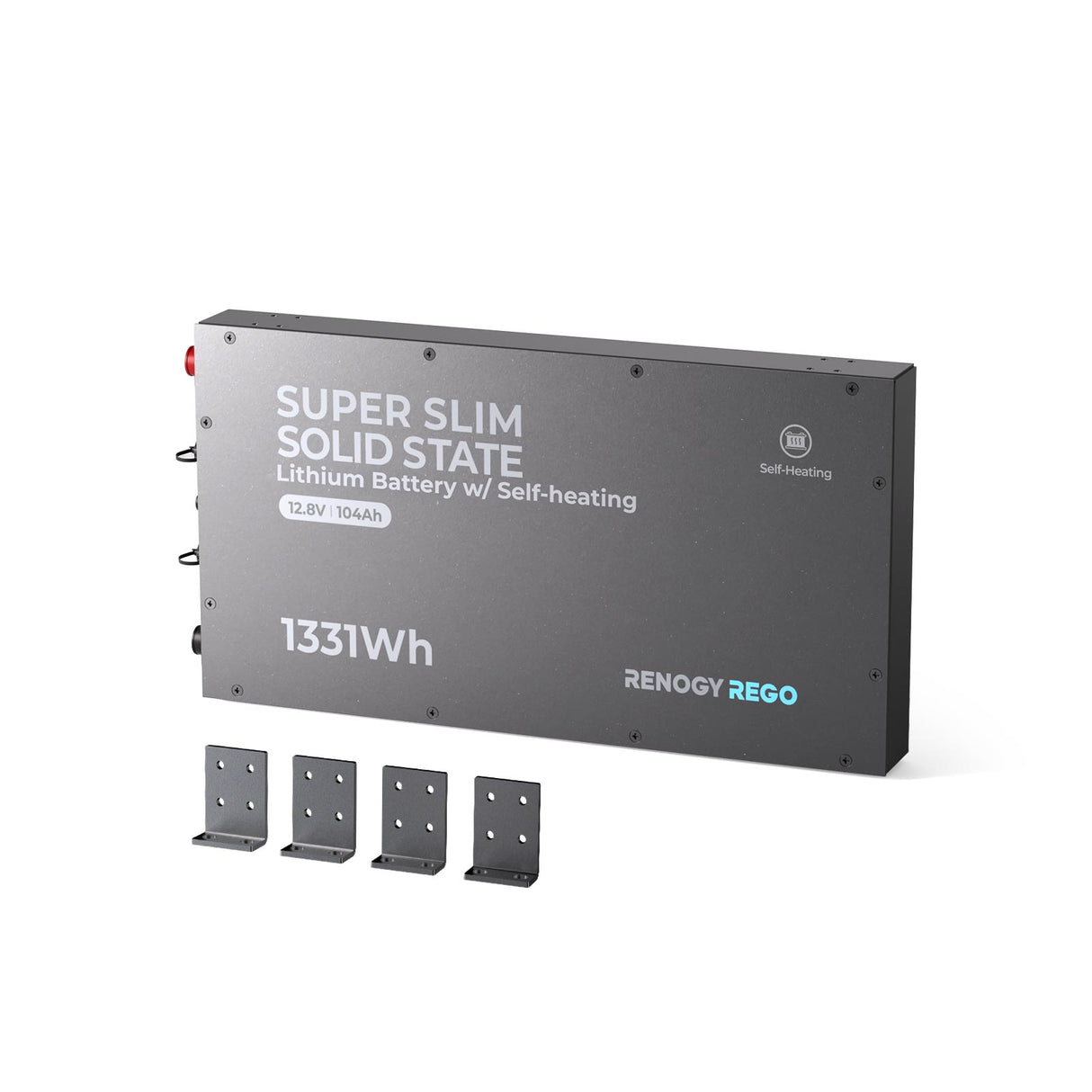 Renogy REGO - Batterie lithium-fer-phosphate ultra-fine 12,8 V 104 Ah