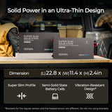 Renogy REGO - Batterie lithium-fer-phosphate ultra-fine 12,8 V 104 Ah