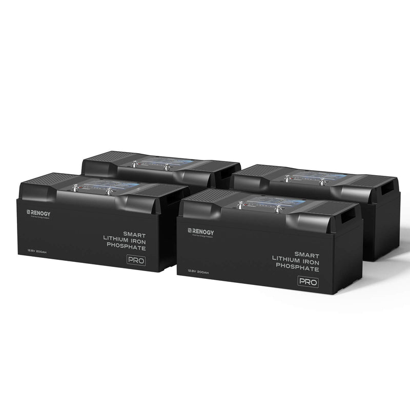 12V 100Ah/200Ah LiFePO4 Battery w/ Bluetooth & Self-Heating | Pro Series
