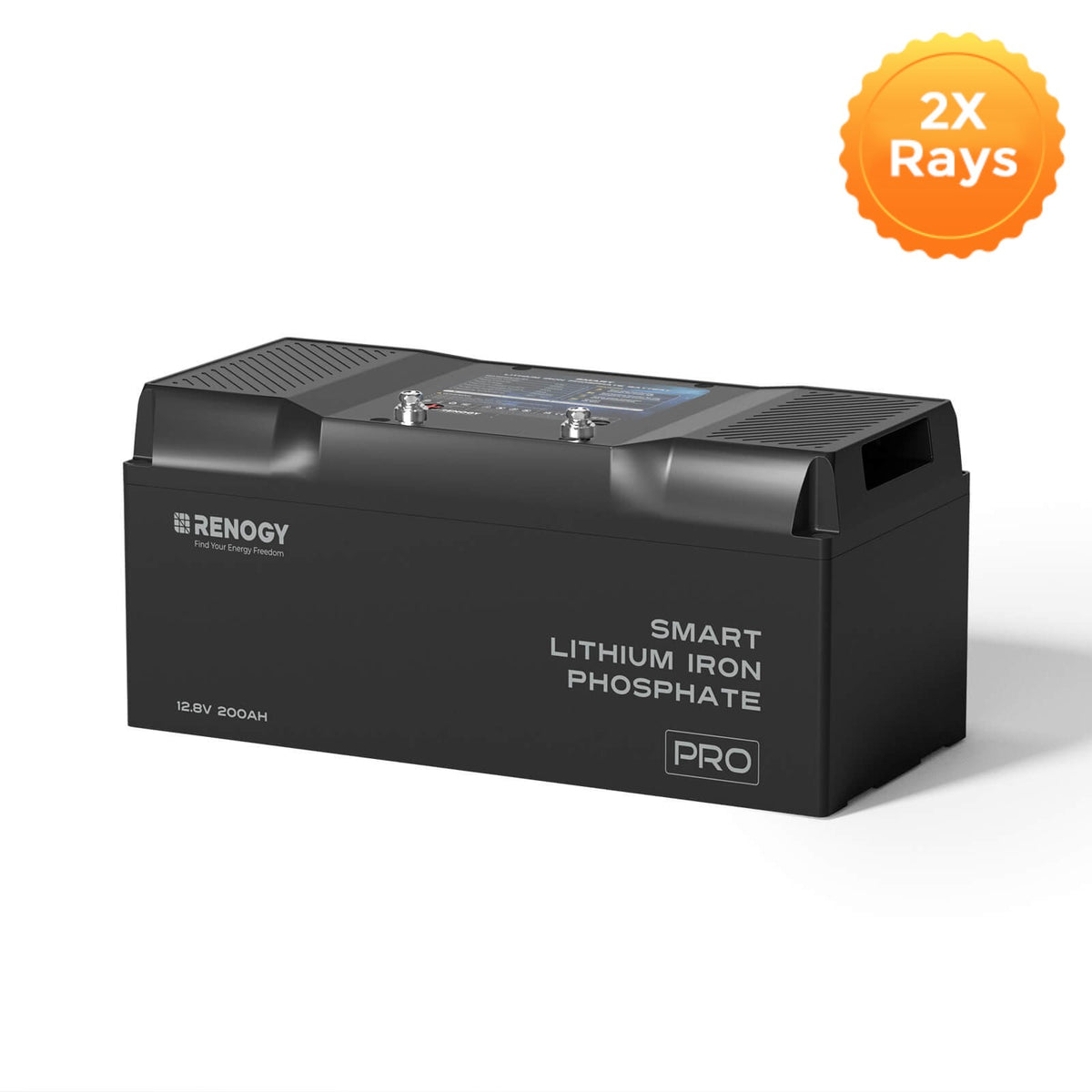 Pro - 12V 100Ah/200Ah LiFePO4 Battery w/ Bluetooth & Self-Heating