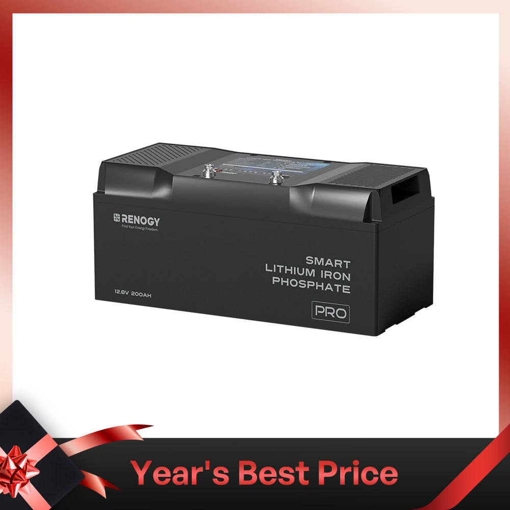 Pro - 12V 100Ah/200Ah LiFePO4 Battery w/ Bluetooth & Self-Heating