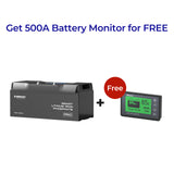 Pro - 12V 100/200Ah Smart Lithium Iron Phosphate Battery w/ Bluetooth & Self-Heating