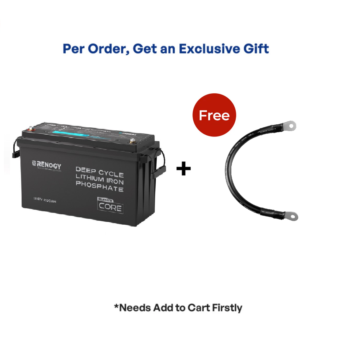 Core - 12V 200Ah Lithium Iron Phosphate Battery w/ Bluetooth
