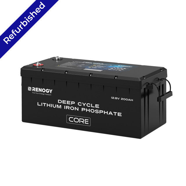 Batterie lithium-fer-phosphate à décharge profonde 12 V, 24 V, 48 V, 200 Ah, remise à neuf 