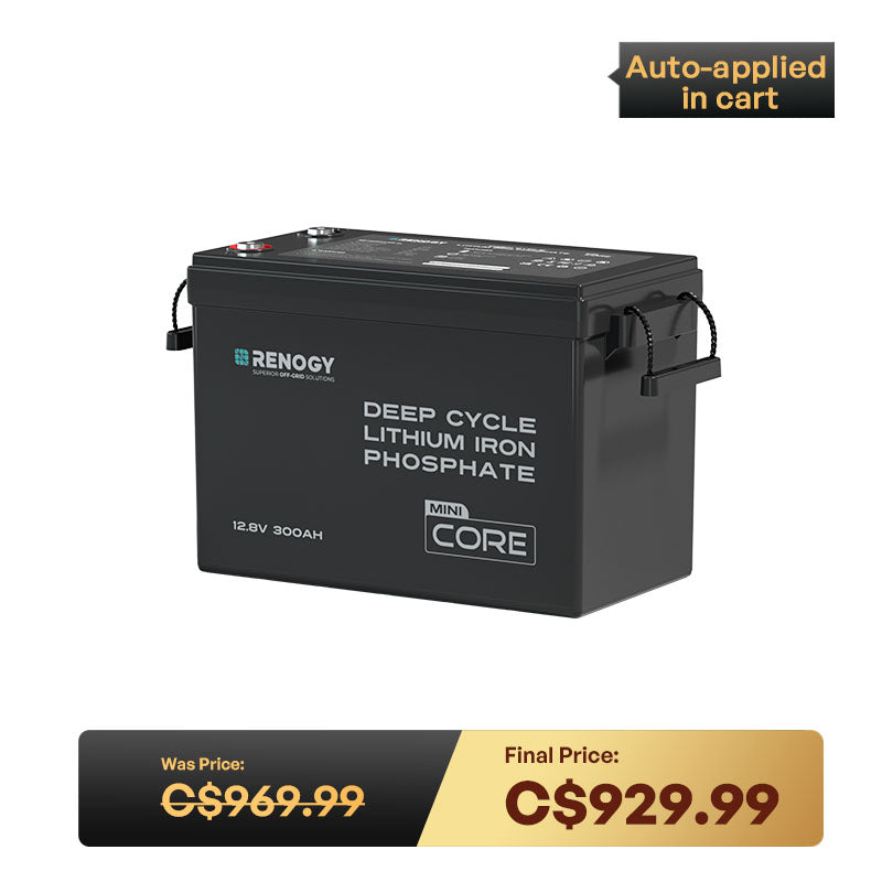 Core Mini - 12V 100Ah/200Ah/300Ah LiFePO4 Battery