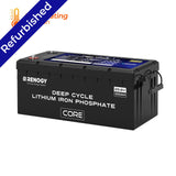 Batterie lithium-fer-phosphate 24 V 100 Ah à décharge profonde, remise à neuf 