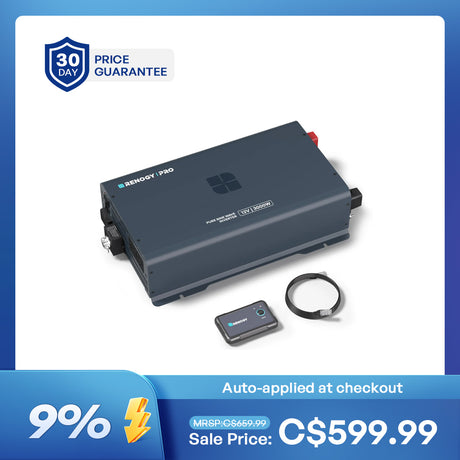 Pro 12V 3000W Pure Sine Wave Inverter with Bluetooth