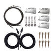 WIRING AND MOUNTING KIT FOR 100W SOLAR SETUP