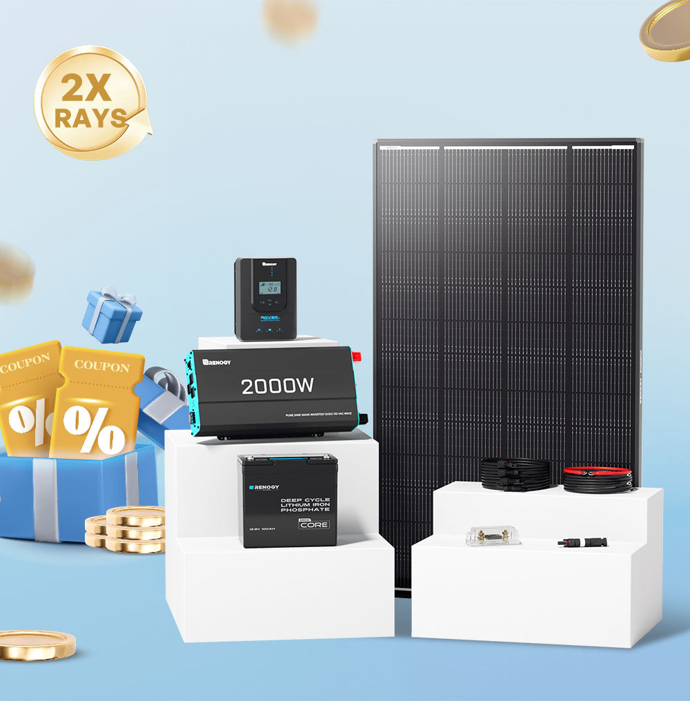 200W Premium Solar Kit w/ 20A MPPT Controller