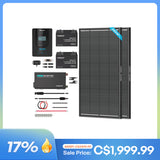 390W 12V Complete Solar Kit w/ Two 100Ah LiFePO4 Batteries
