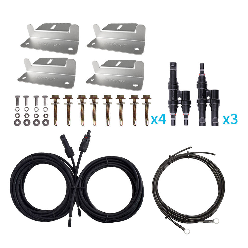 WIRING AND MOUNTING KIT FOR 400W SOLAR SETUP