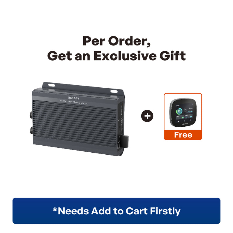 12/24V 50A IP67 DC-DC Battery Charger with MPPT