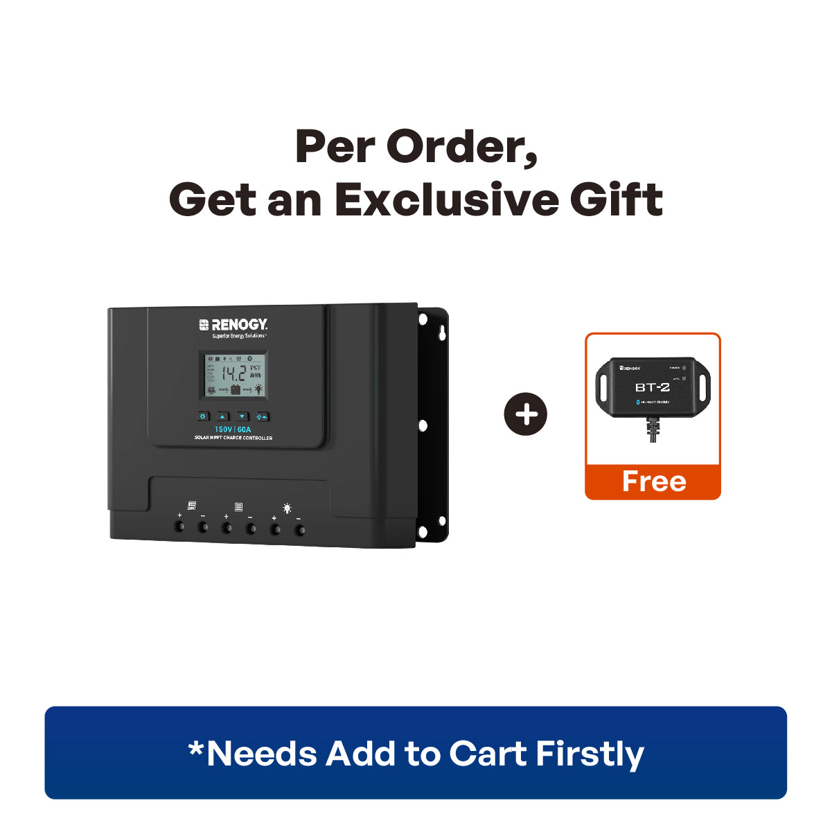 Rover Lite 12/24/36/48V 60A MPPT Solar Charge Controller