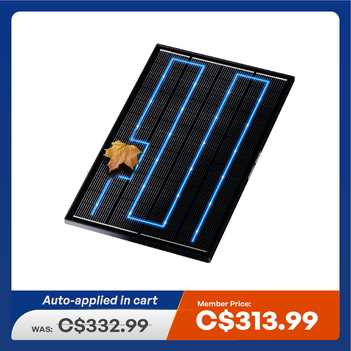 ShadowFlux 100/195W N-Type Anti-Shading Solar Panel