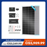 Kit solaire complet Renogy 780 W 12 V avec batterie lithium 300 Ah