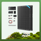 200W 12V Complete Solar Kit w/ LiFePO4 Battery