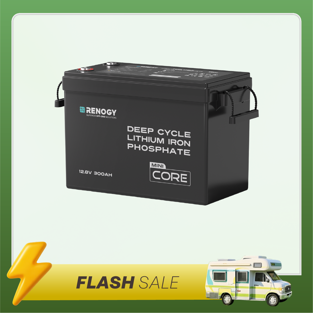 Mini Size 12V 300Ah Lithium Iron Phosphate Battery