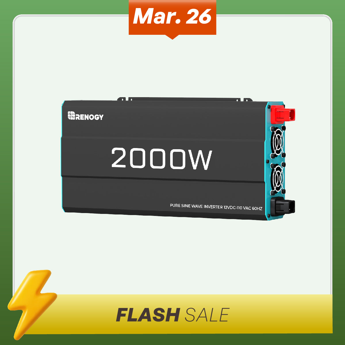 12V 2000W Pure Sine Wave Inverter