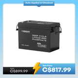 Batterie lithium-fer-phosphate Renogy Core Mini 12 V 300 Ah