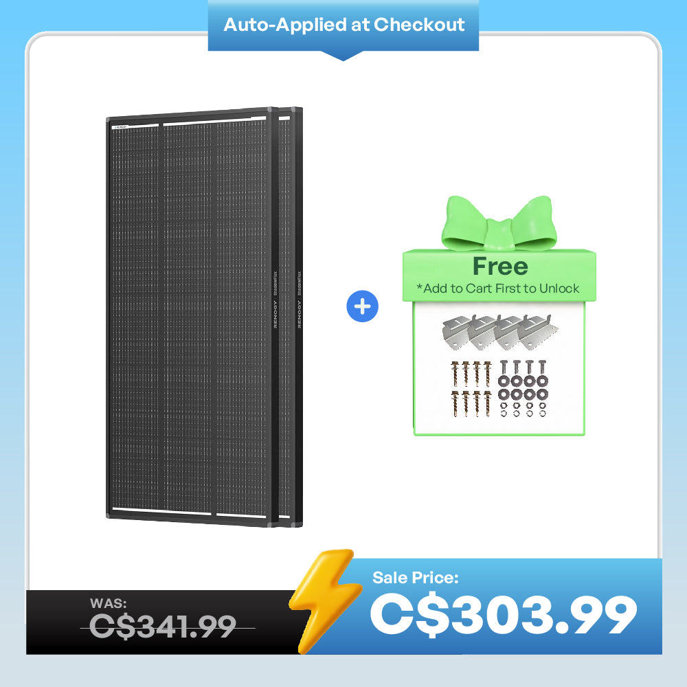 ShadowFlux 100/195W N-Type High Efficiency Anti-Shading Solar Panel