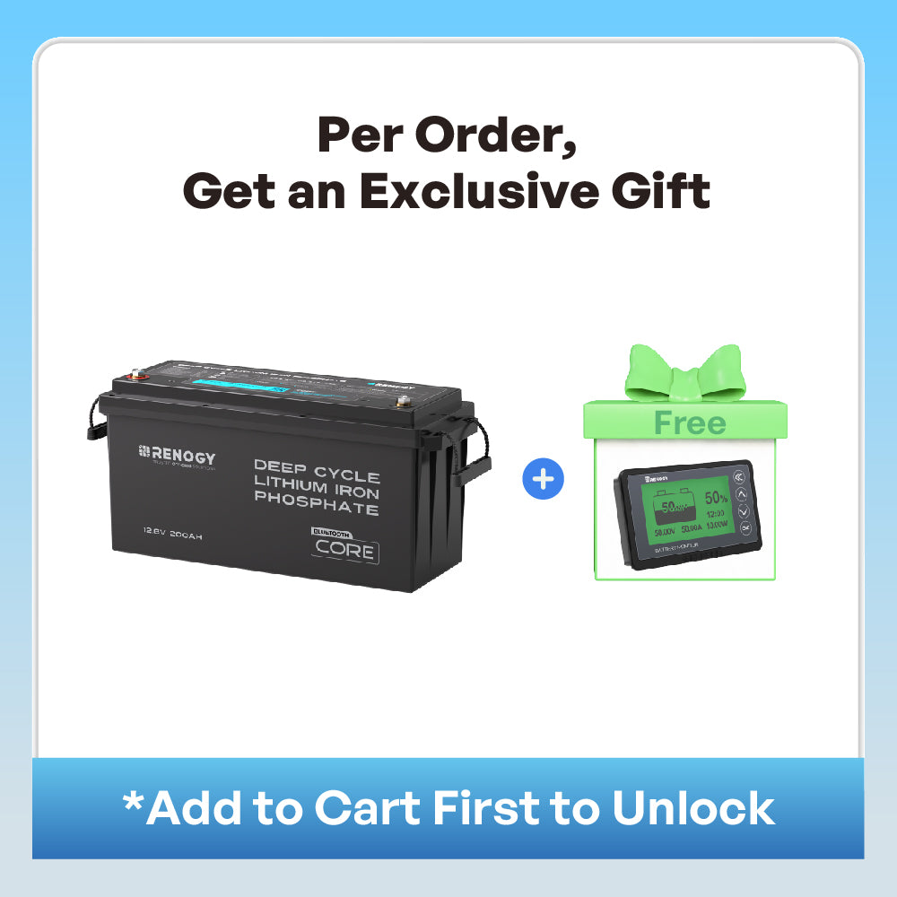 12V 200Ah LiFePO4 Battery w/ Bluetooth | Core Series