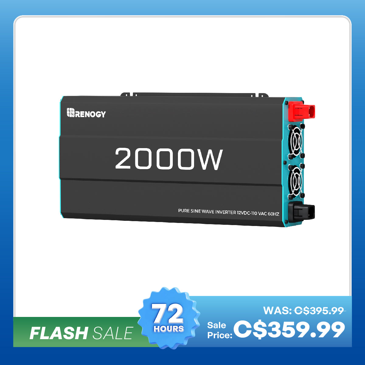 2000W 12V Pure Sine Wave Inverter