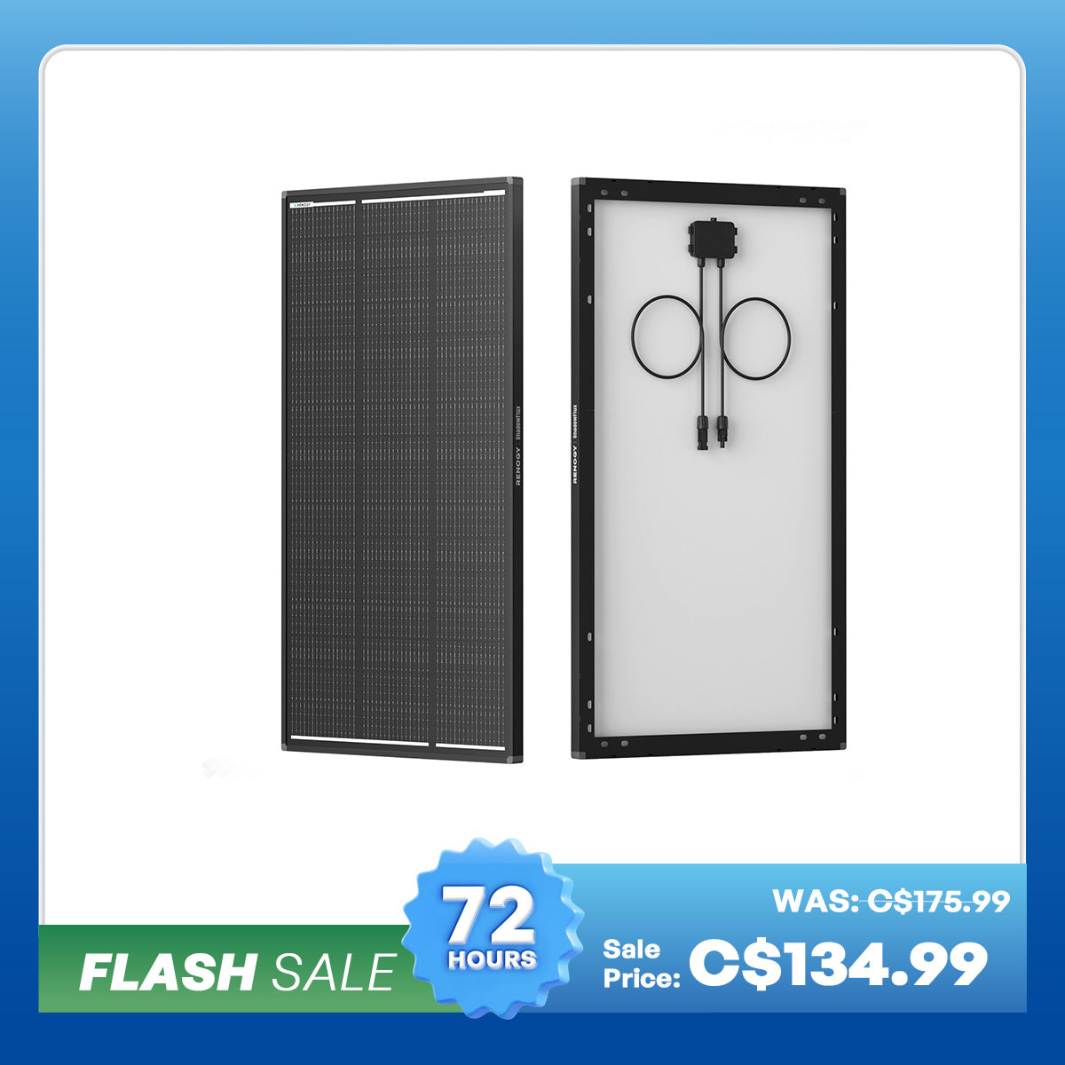 ShadowFlux™ 100/195W N-Type High Efficiency Anti-Shading Solar Panel
