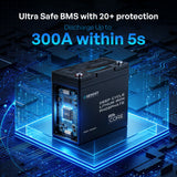 Mini Size 12.8V 100Ah Lithium Iron Phosphate Battery