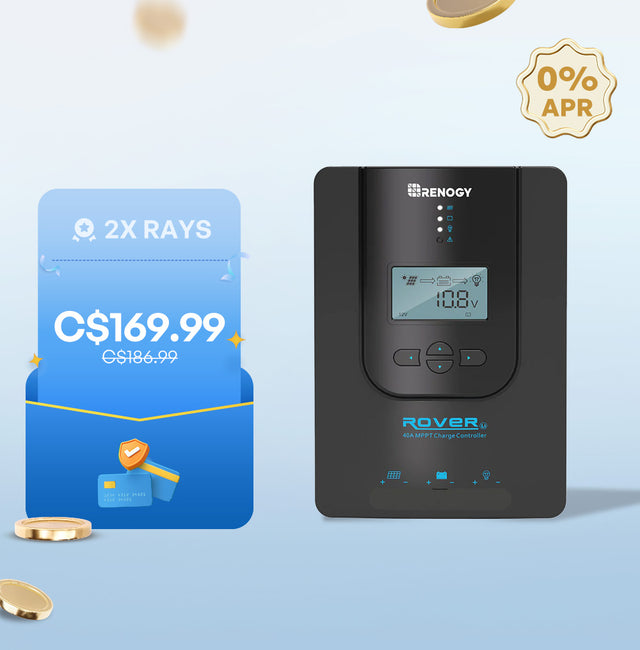 Renogy Rover Li 40 Amp MPPT Solar Charge Controller