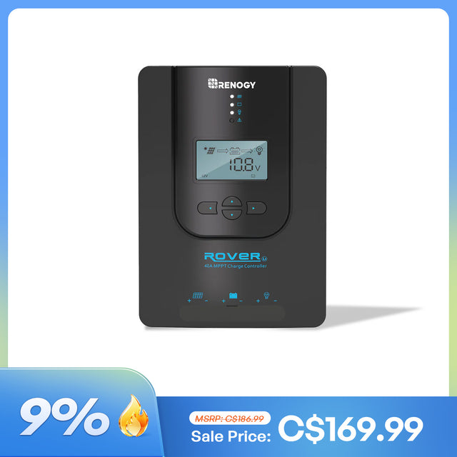 Renogy Rover Li 40 Amp MPPT Solar Charge Controller