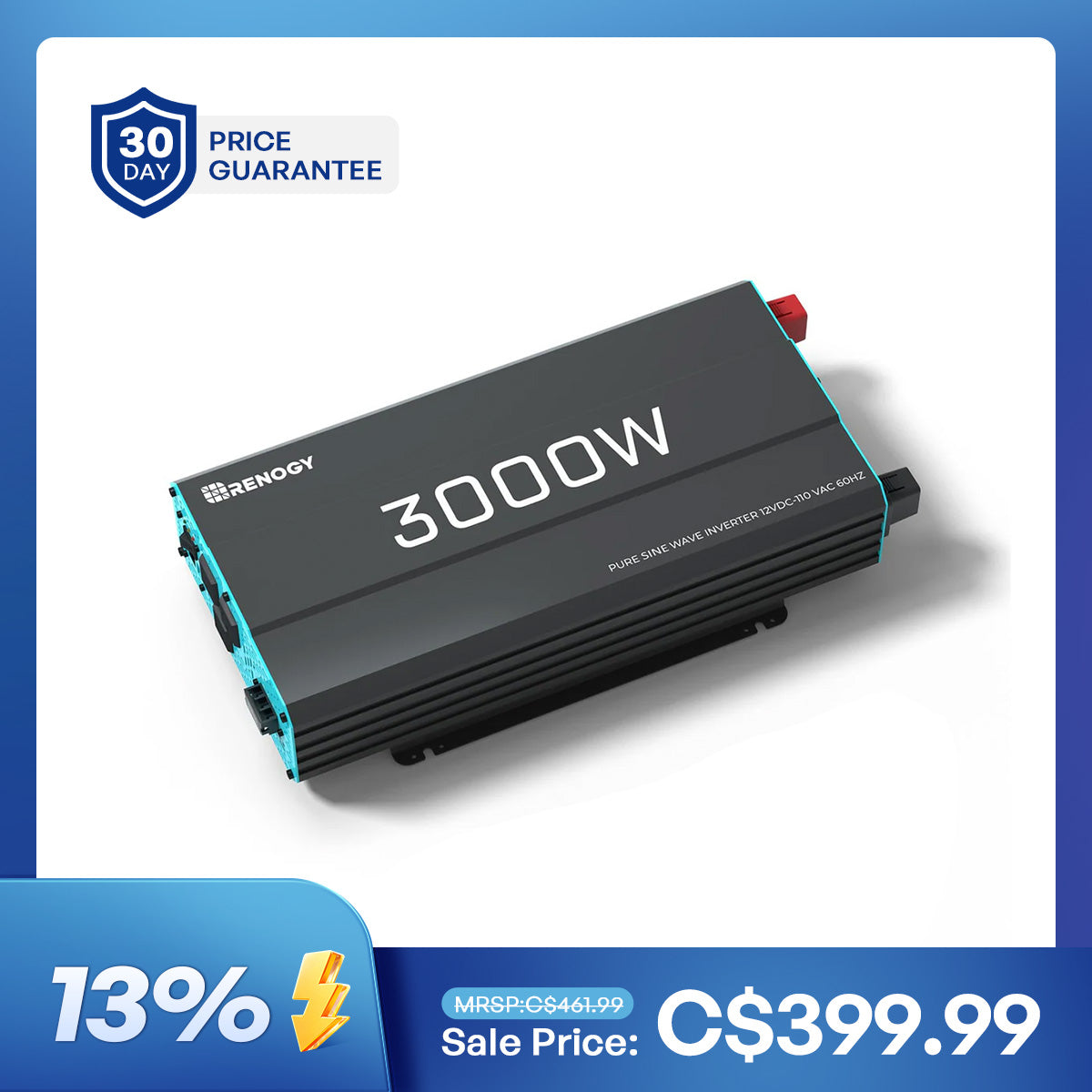 12V 3000W Pure Sine Wave Inverter