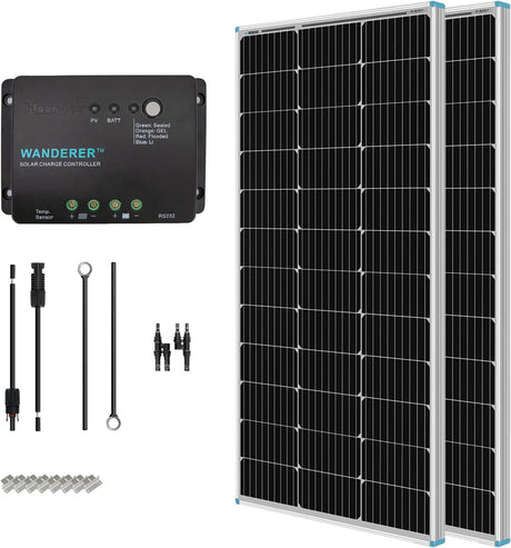 Renogy 200 Watt 12 Volt Monocrystalline Solar Starter Kit