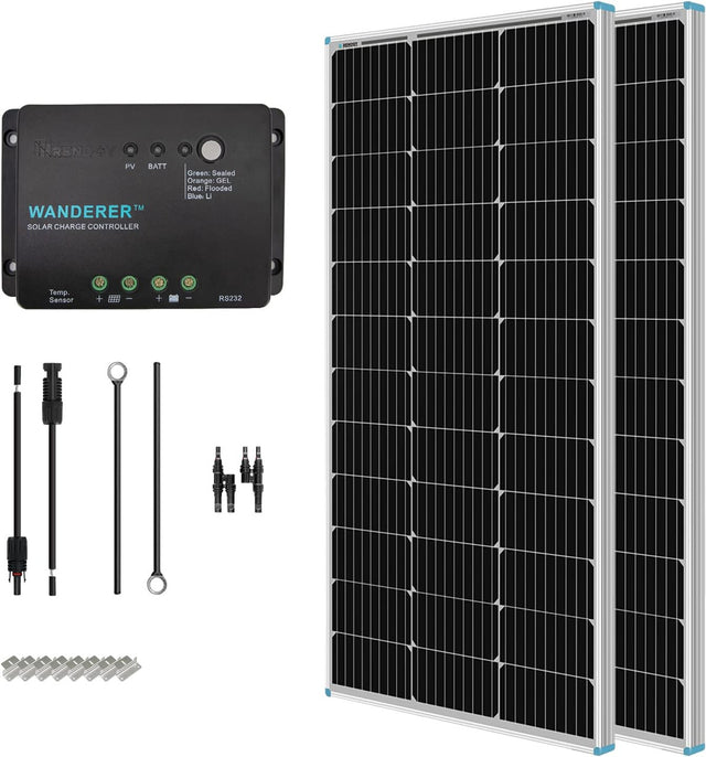 Renogy 200 Watt 12 Volt Monocrystalline Solar Starter Kit