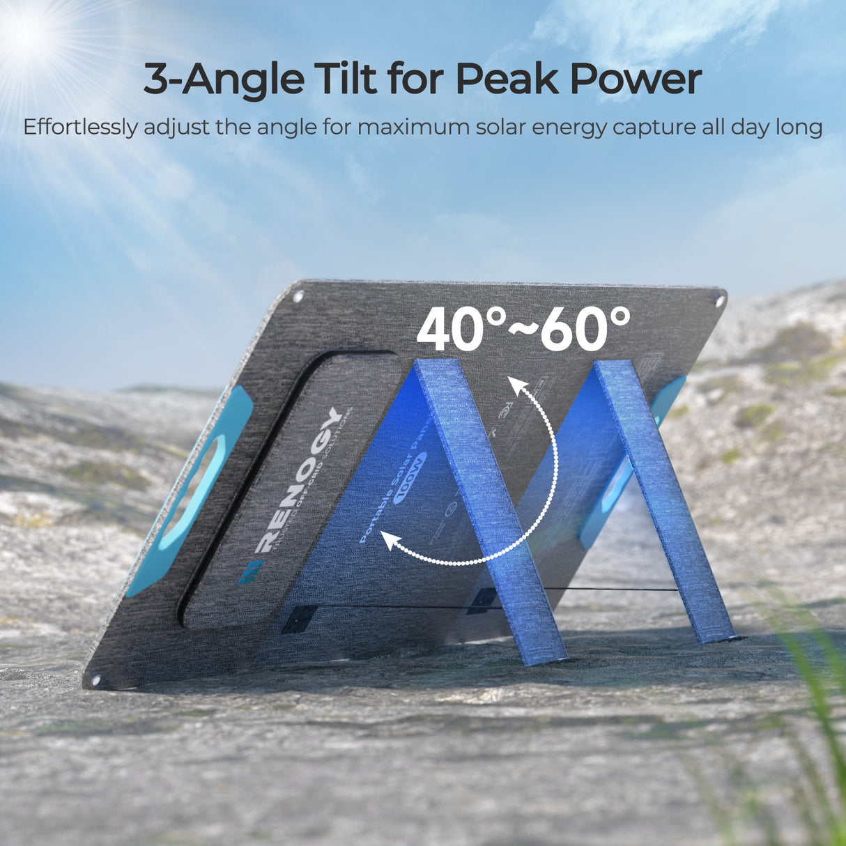 Panneau solaire portable E.FLEX-CORE 100 W 