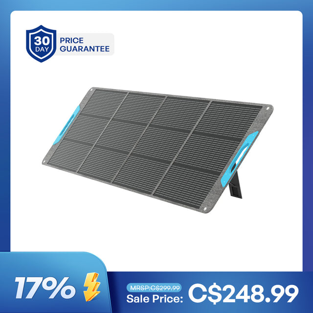 Renogy 200W portable solar panel foldable for camping and RV use