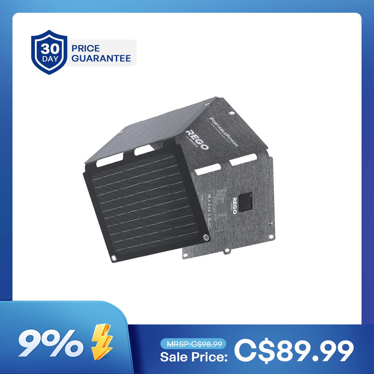 E.Flex 30W Portable Solar Panel