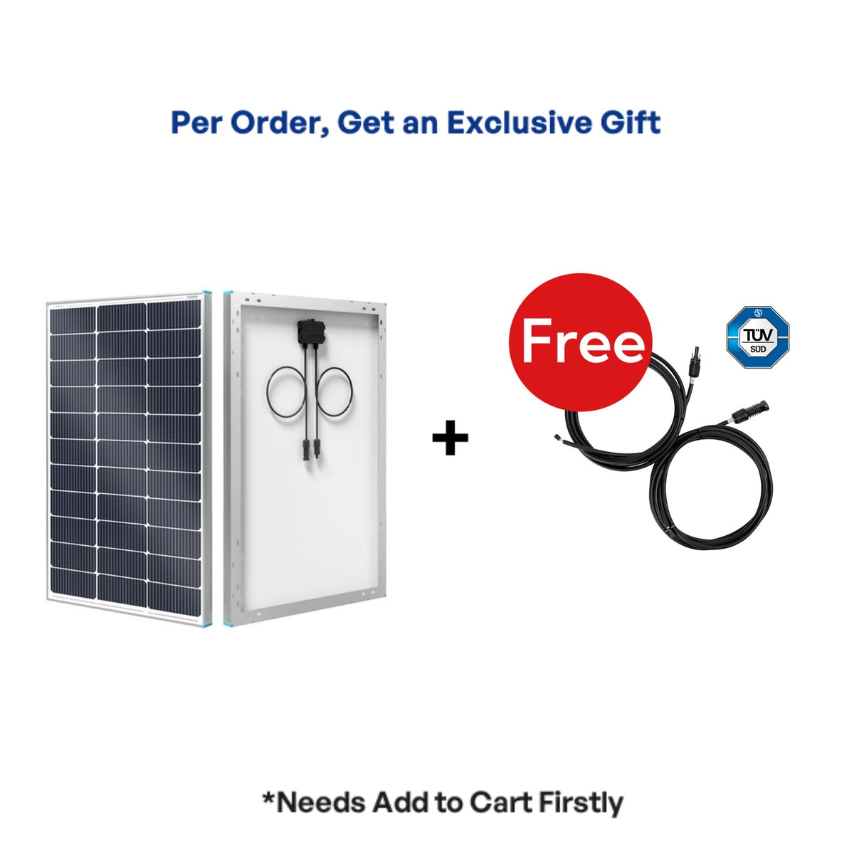 Renogy 16BB N-Type 100W Solar Panel