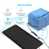Chargeur et mainteneur de batterie solaire 10 W 