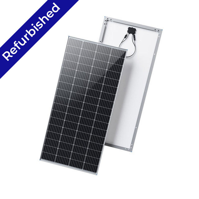 Panneau solaire monocristallin 200 watts 12 volts remis à neuf 