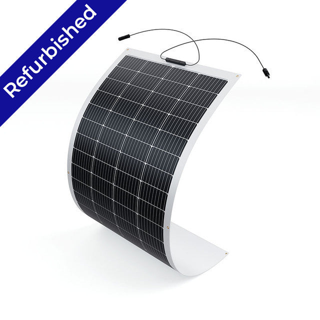 Panneau solaire monocristallin flexible et léger de 200 watts et 12 volts remis à neuf 