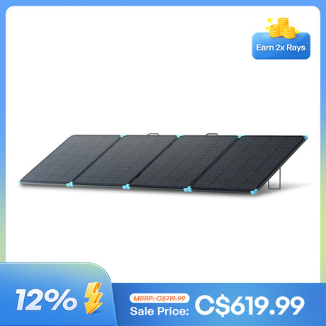 Renogy 400W Lightweight Portable Solar Panel Suitcase
