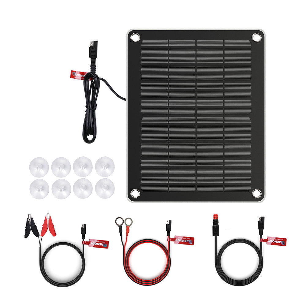 Chargeur et mainteneur de batterie solaire 5 W 