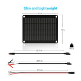 Chargeur et mainteneur de batterie solaire 5 W 