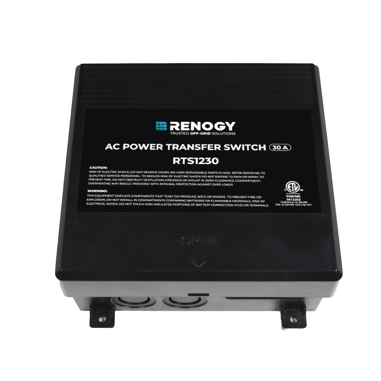 Pro 12V Bluetooth Pure Sine Inverter (1000W/2000W/3000W) + 120V 30A Automatic ATS Transfer Switch