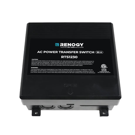 Pro 12V Bluetooth Pure Sine Inverter (1000W/2000W/3000W) + 120V 30A Automatic ATS Transfer Switch