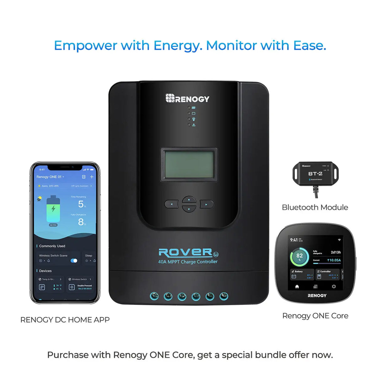 Rover Li 12V 20/30/40A MPPT Solar Charge Controller