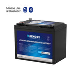 Renogy Core - Batterie LiFePO4 12 V 100 Ah pour moteur de pêche à la traîne avec Bluetooth