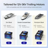 Renogy Core - 12V 20Ah Trolling Motor Lithium Iron Phosphate Battery