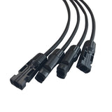 Solar Y Parallel Branch Connectors MFFFF + FMMMM Pair