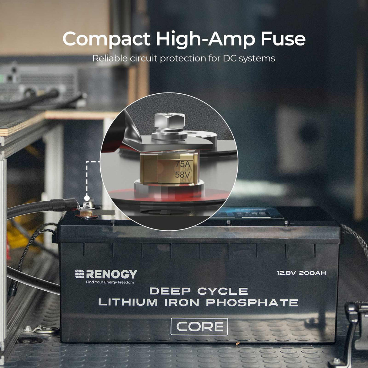 Fusible terminal MRBF 30A/40A/60A/75A/100A/150A/200A/250A/300A/350A/400A 